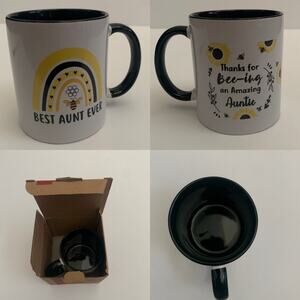 Best Aunt Ever 11 oz Ceramic Coffee Mug Cup Amazing Auntie Gift New In Box